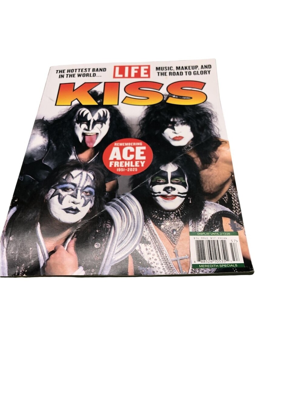 Life KISS Music Makeup Road To Glory Ace Frehley 1951-2025 2025 PB Magazine